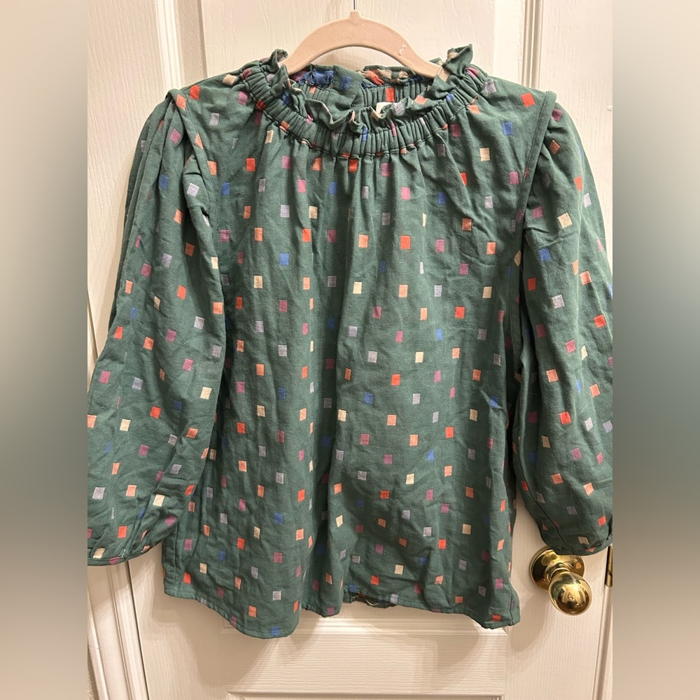Cotton blouse from Anthropologie.